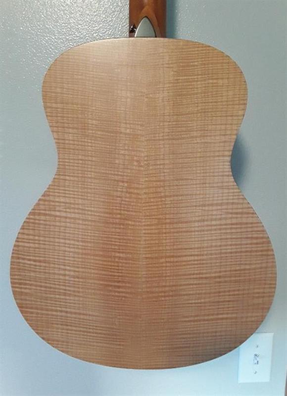 Figured Bigleaf maple wood. Photo by Pacific Rim Tonewoods